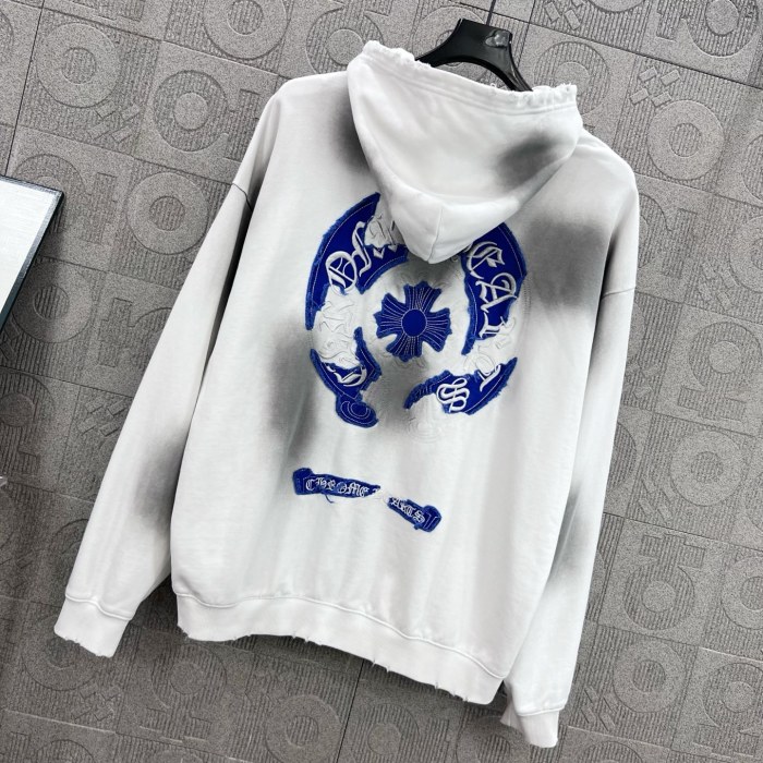 一目惚れ♪ クロムハーツ n級品 の布を張ってカップルのカジュアルな帽子付き衛衣を刺繍する
