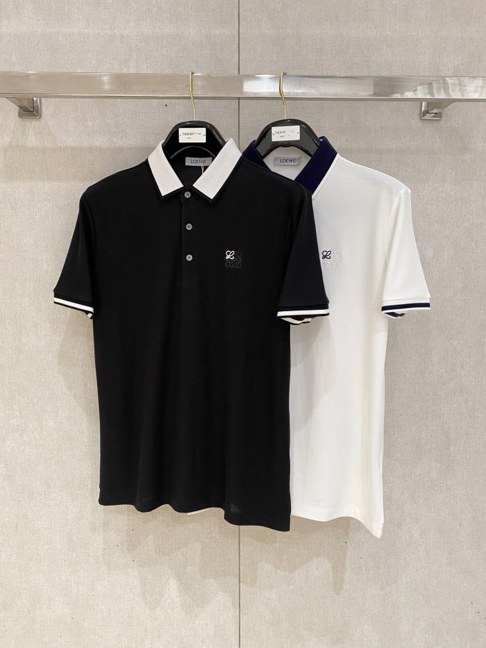 ★超人気 ロエベ n級品 の2025SS夏半袖ポロシリーズ半袖Tシャツ