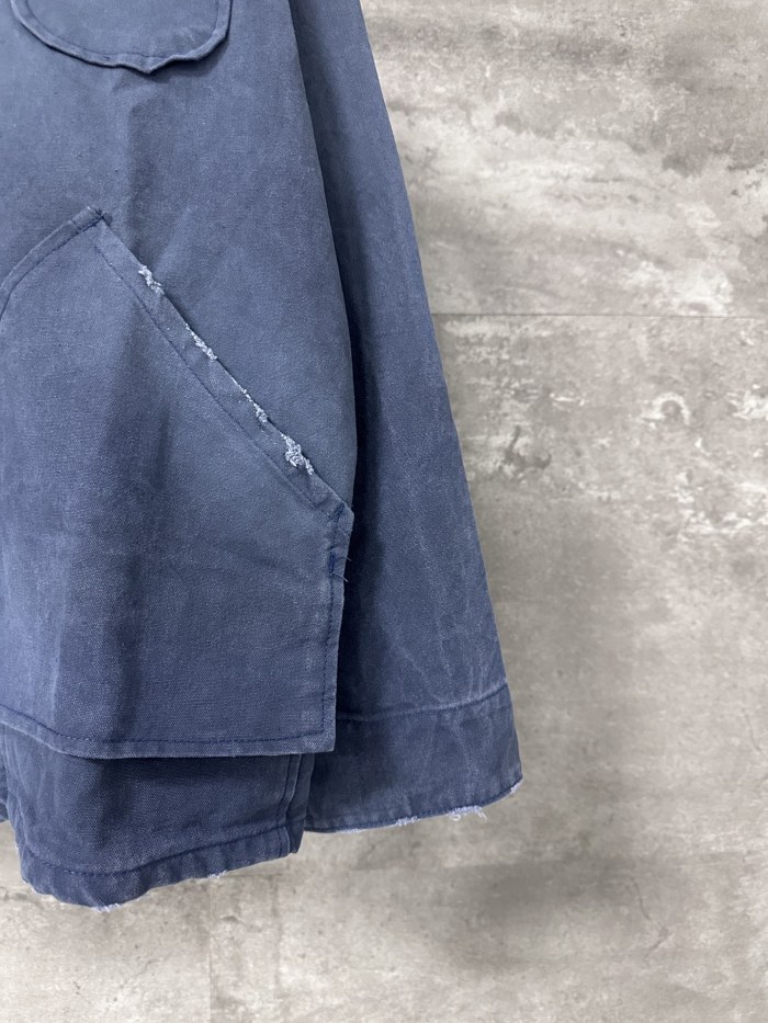 一目惚れ♪ プラダ n級品 の不規則マルチポケット工法デニムコート