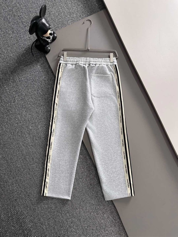 日本未入荷 ルイヴィトン コピー パッチワークセット織帯ジャカードファスナータイプカジュアルパンツ