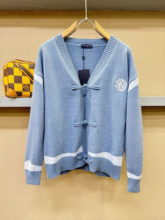 高品質 ルイヴィトン 激安偽物 25 SS胸元ロゴデザインセーター