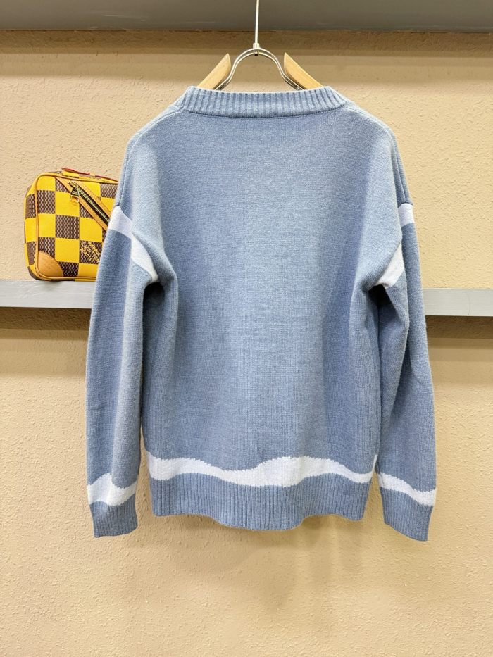 高品質 ルイヴィトン 激安偽物 25 SS胸元ロゴデザインセーター