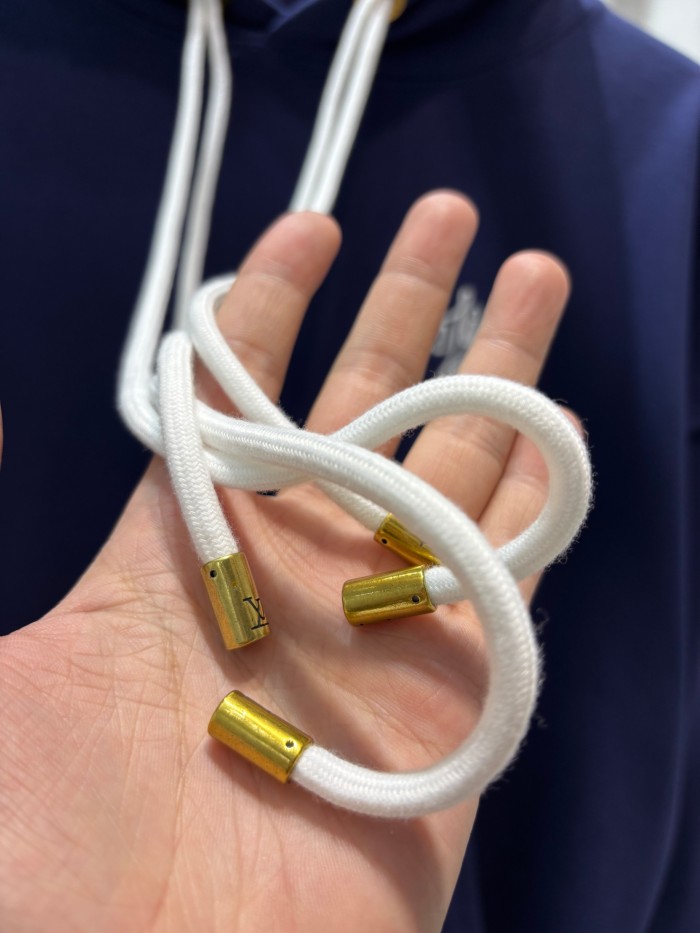 日本未入荷 ルイヴィトン 偽物通販  航海シリーズ双開帽ロープ重工ロープ刺繍連帽衛衣