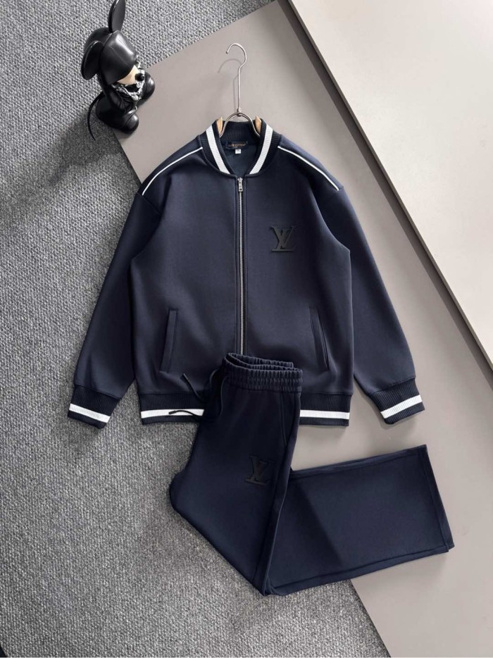 超奇跡の入荷☆ ルイヴィトン 激安通販 パッチワークスーツのリボンジャカードファスナー付きカジュアルパンツ