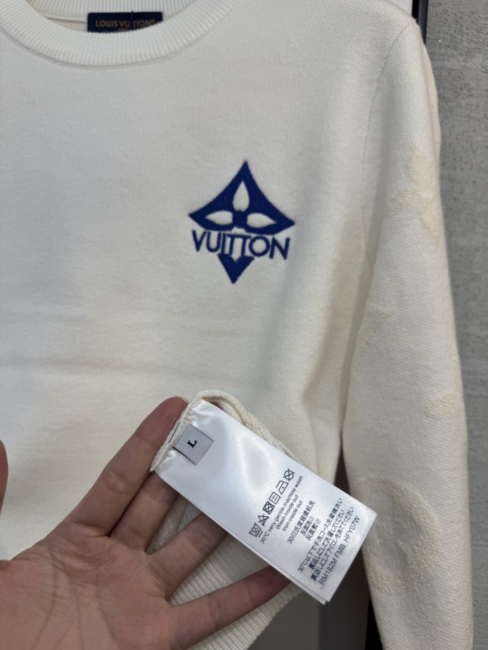 高品質 ルイヴィトン 激安通販 2025秋冬の最新丸首セーター