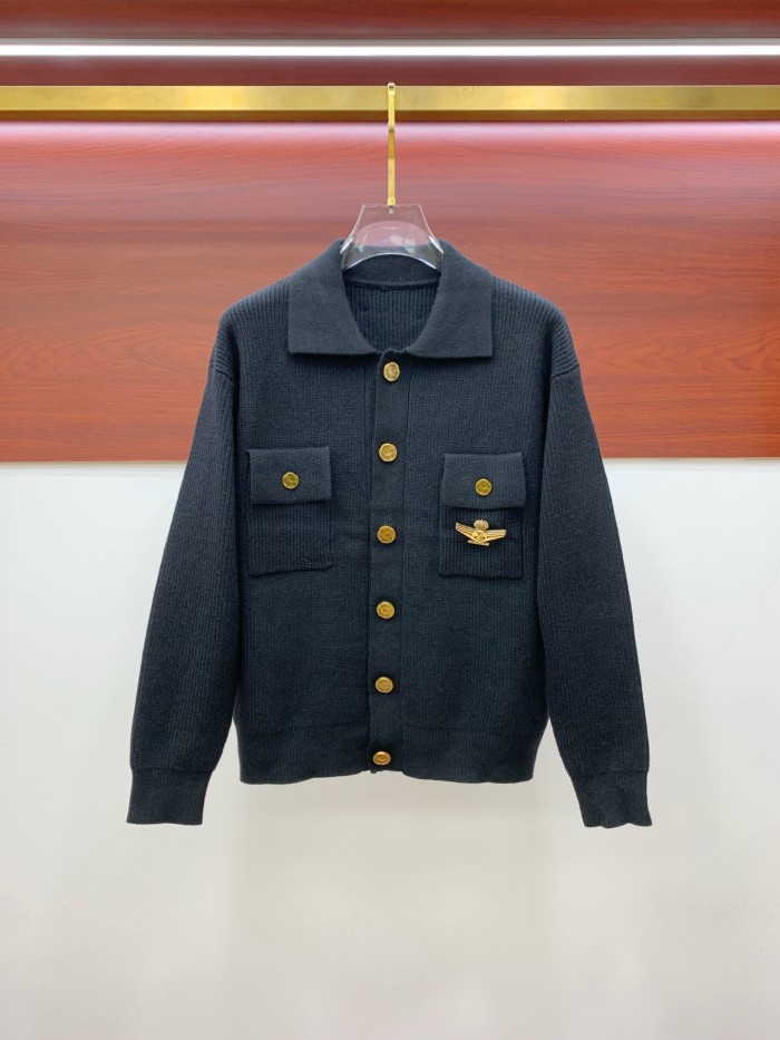 【限定】ルイヴィトン コピー 25 ss秋冬カーディガンウールニットコート