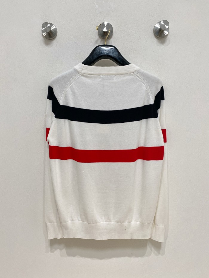 超話題! モンクレール 激安通販 25 SS25 SS丸首長袖セーター
