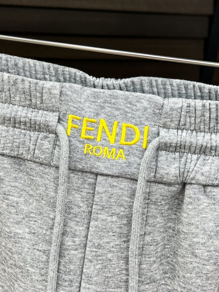 追跡付 フェンディ 激安通販 の25 SS秋冬ミンクの綿毛一体スエードパンツ