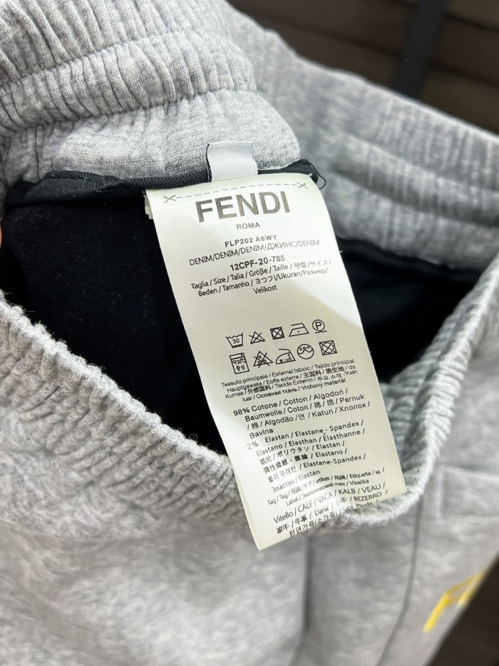 追跡付 フェンディ 激安通販 の25 SS秋冬ミンクの綿毛一体スエードパンツ