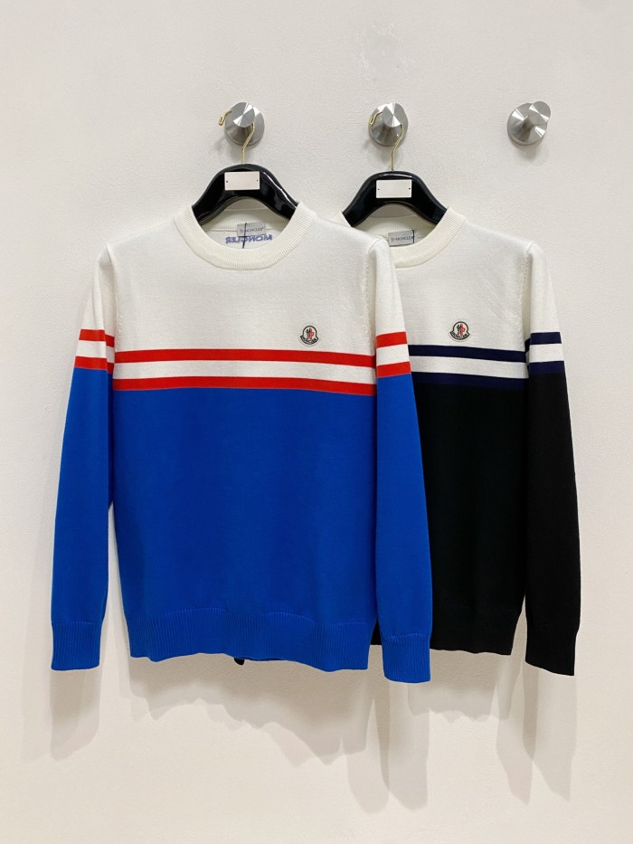 ★超人気 モンクレール スーパーコピー 25 SS25 SS丸首長袖セーター