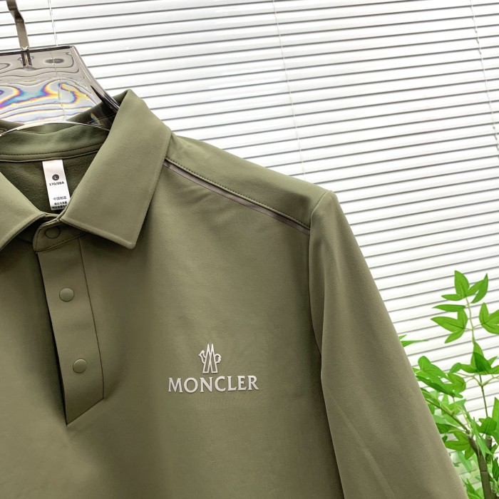 高品質 モンクレール スーパーコピー 25SS長袖開襟Tシャツpolo