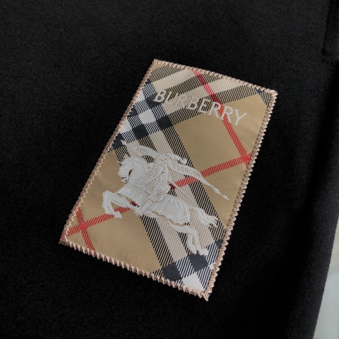 累積売上総額第１位！バーバリー n級品 の25 ssリボンLOGO刺繍カジュアルペアルックパンツ