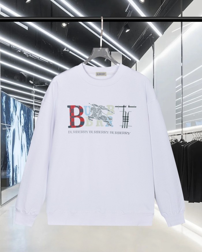 一目惚れ♪ バーバリー コピーおすすめ の2025 ss グラムヘッド丸首長袖衛衣