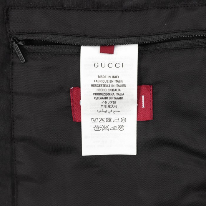 稀少 グッチ 激安偽物 の暗紋満印ロゴジッパー綿コート