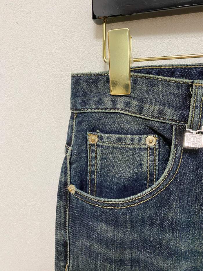 ★超人気 エルメス 偽物通販 25 SS 秋冬メンズ水洗ミニストレートジーンズ