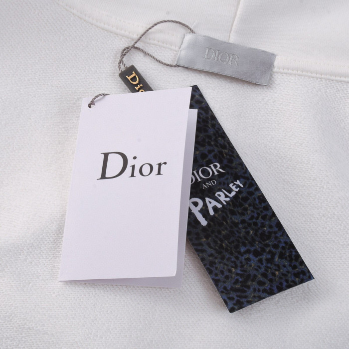 稀少 ディオール n級品 のハートマーク刺繍💗ウォッシュ加工オーバーシャツ ラウンドネック ロゴTシャツ