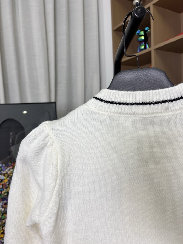 稀少 ディオール 激安偽物 の2025SS秋冬刺繍ニットスリーブレディース​長袖