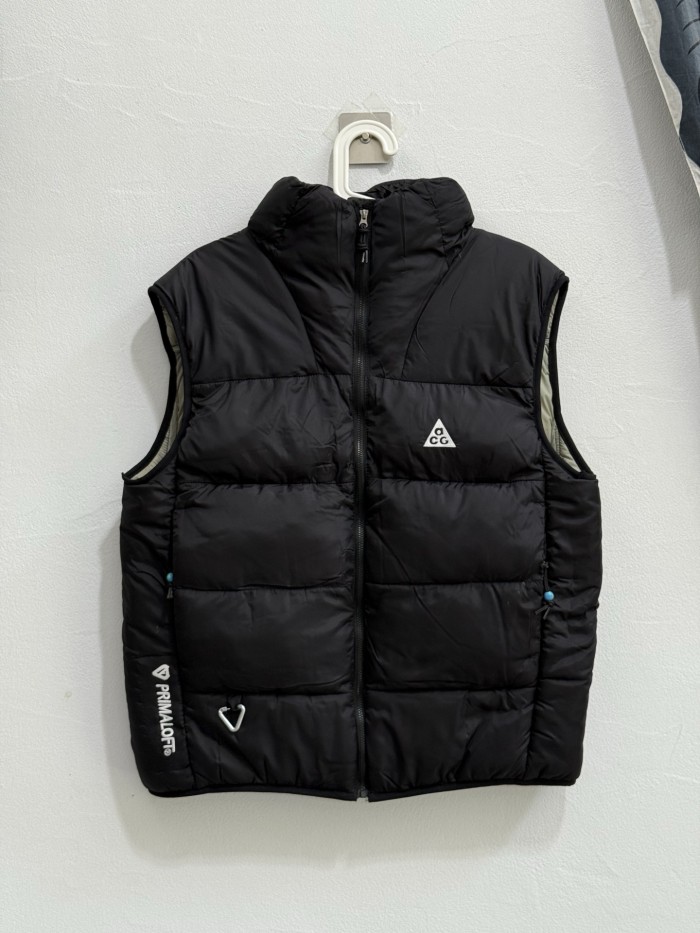 新作 ナイキ コピー スタンドカラーを厚くした保温カップルの色合わせ綿入れパン服ベストコート2色