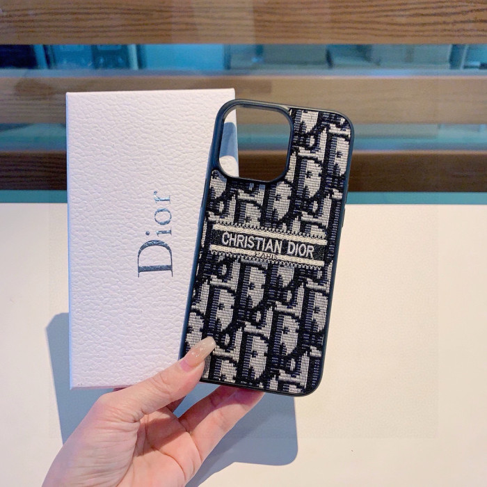 稀少 ディオール スーパーコピー のDior刺繍布アートフルバック携帯ケース