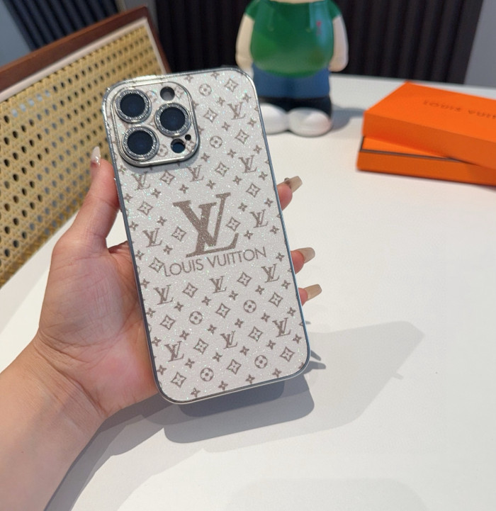 【限定】 ルイヴィトン n級品 のLV携帯ケースメッキサイドフラッシュパウダーレンズフィルム全ケース