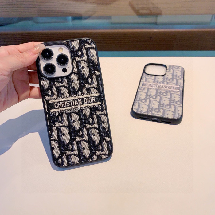 稀少 ディオール スーパーコピー のDior刺繍布アートフルバック携帯ケース