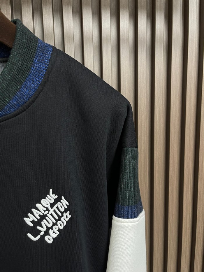 大人気 ルイヴィトン コピーおすすめ 2026SSリブパールボタン野球服ジャケット