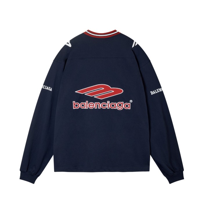 新作 バレンシアガ コピー の2026SS春サッカーシリーズボールウェア長袖Tシャツ