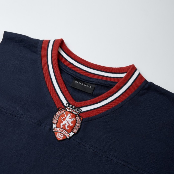 新作 バレンシアガ コピー の2026SS春サッカーシリーズボールウェア長袖Tシャツ