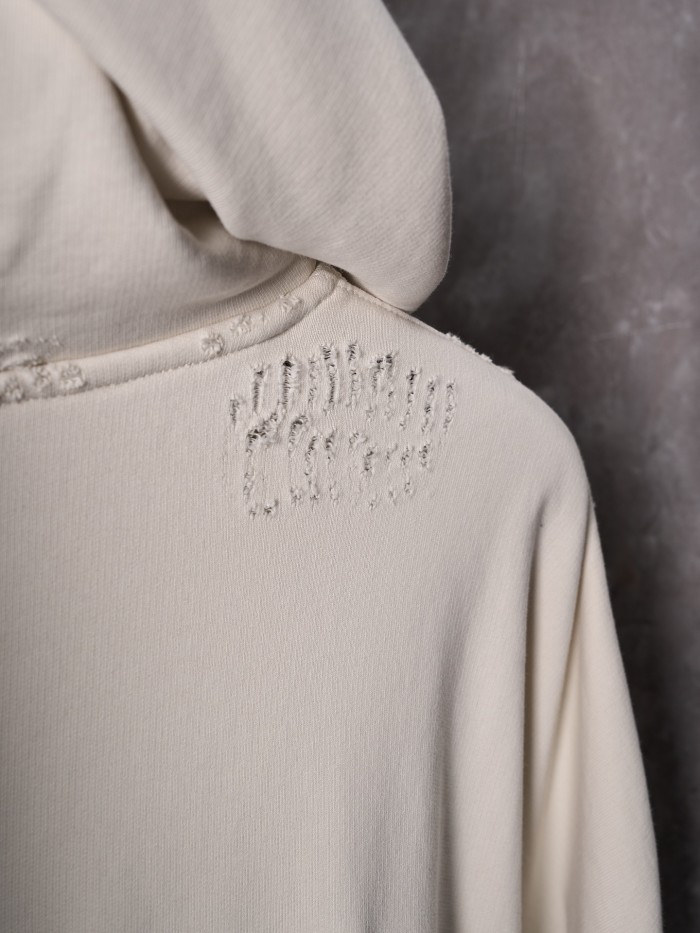 超奇跡の入荷☆ バレンシアガ スーパーコピー の2026SSブルーアルファベット刺繍ジッパー長袖連帽パーカー