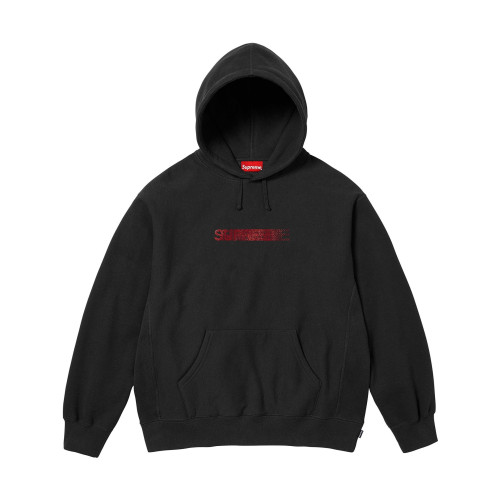 日本未入荷 シュプリーム 偽物通販  Supremeクリスタル烫钻 フリース裏地付きフーディー3色