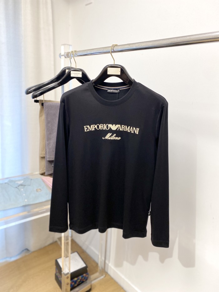 追跡付 アルマーニ コピーおすすめ 2026SS秋冬 ロングスリーブTシャツ