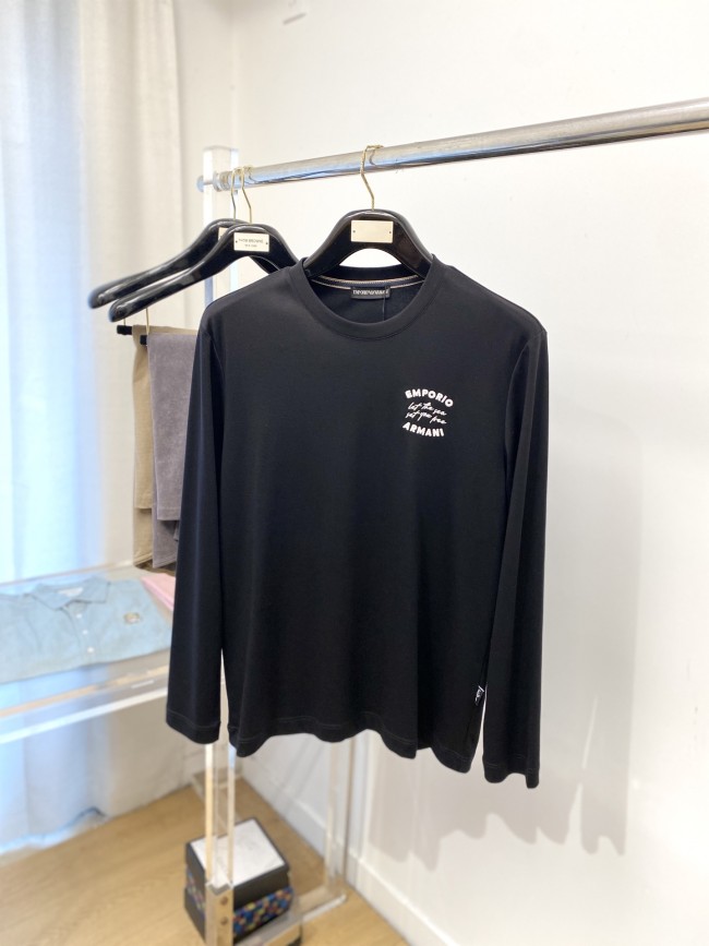 使い勝手良し アルマーニ コピー 2026SS秋冬 ロングスリーブTシャツ