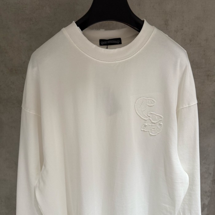 累積売上総額第１位！クロムハーツ 激安通販 の2026SS 長袖刺繍スウェットTシャツ