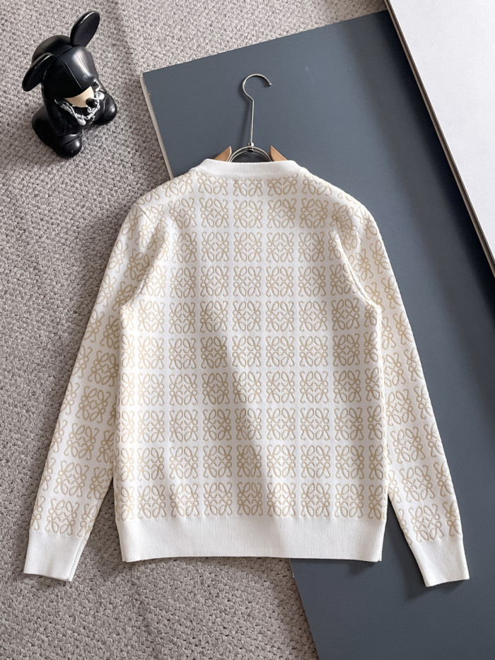 超奇跡の入荷☆ ロエベ 激安偽物 の26ss クラシックロゴ入りウールセーター