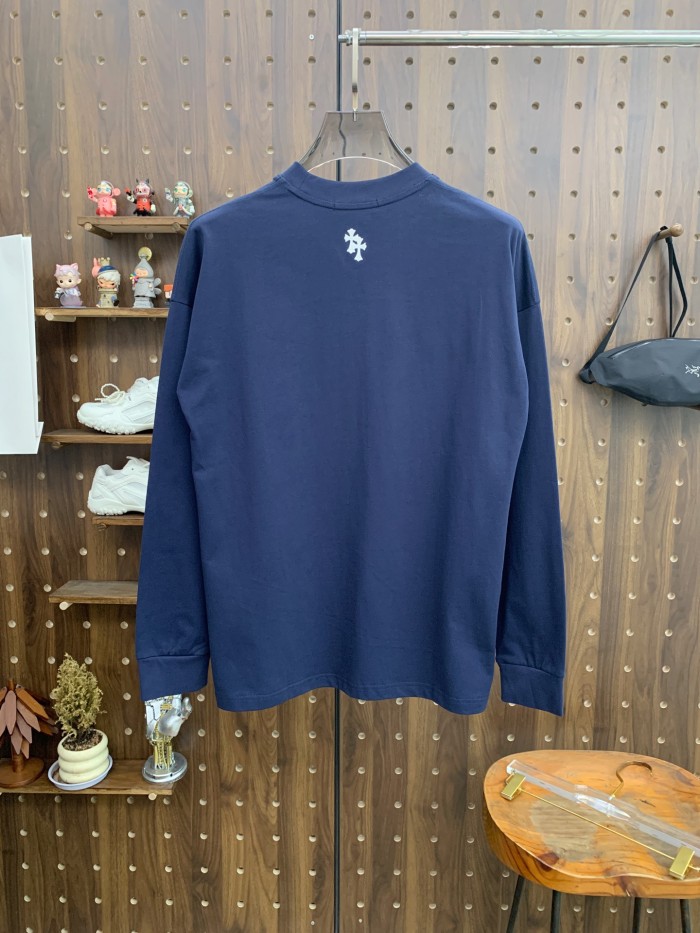 大人気 クロムハーツ コピーおすすめ のクルーネック ロングスリーブTシャツ