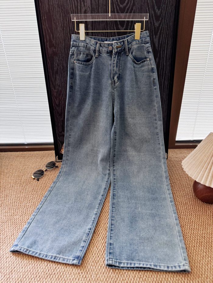 一目惚れ♪ ロエベ コピー の26ss刺繍入りストレートジーンズ