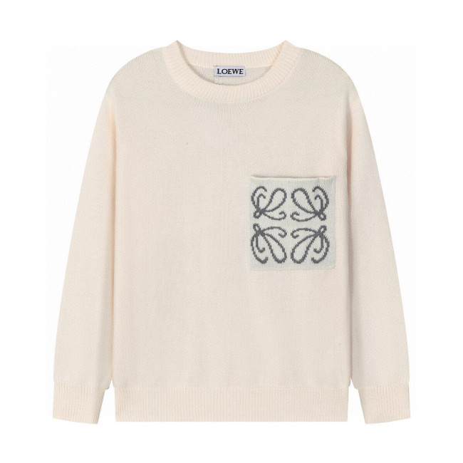 追跡付 ロエベ n級品 の26ss 刺繍ロゴ フーデッドスウェット