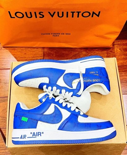 高品質 ルイヴィトン 激安偽物 2026SS x OFF-WHITE x Nike メンズ ハイエンド カジュアル スニーカー