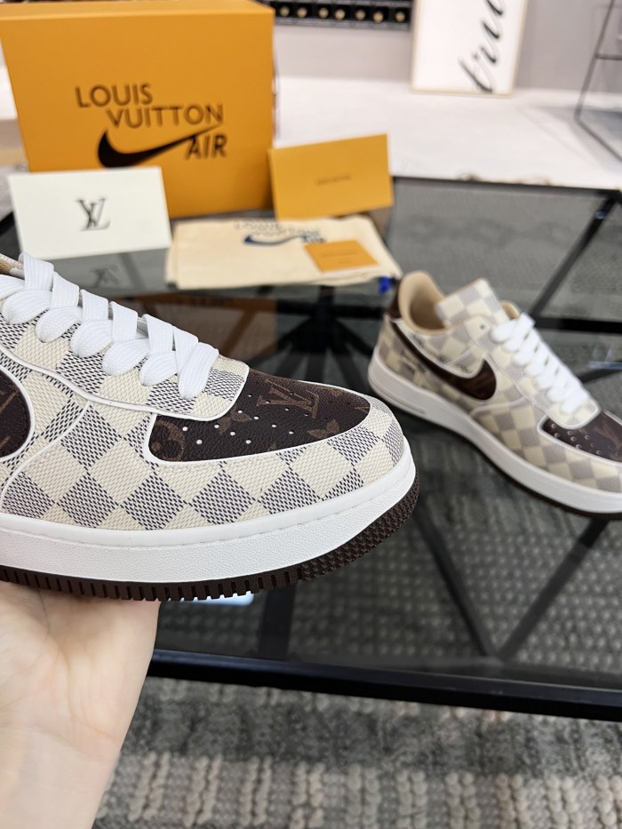 稀少 ルイヴィトン 激安通販 2026SS x OFF-WHITE x Nike メンズ ハイエンド カジュアル スニーカー