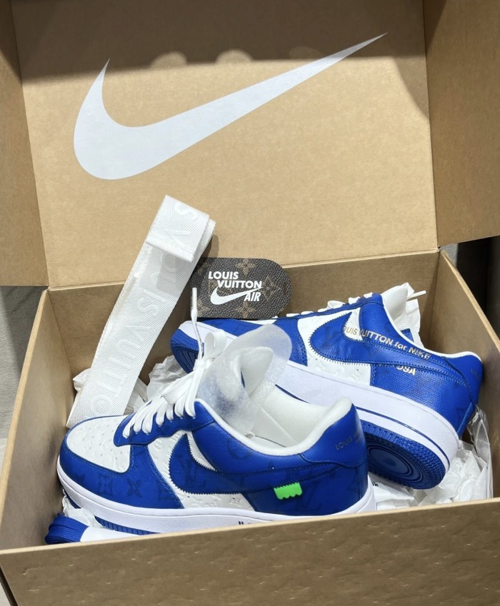 高品質 ルイヴィトン 激安偽物 2026SS x OFF-WHITE x Nike メンズ ハイエンド カジュアル スニーカー