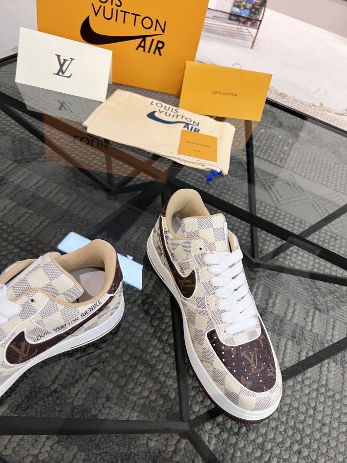 稀少 ルイヴィトン 激安通販 2026SS x OFF-WHITE x Nike メンズ ハイエンド カジュアル スニーカー