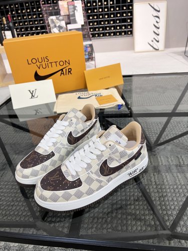 稀少 ルイヴィトン 激安通販 2026SS x OFF-WHITE x Nike メンズ ハイエンド カジュアル スニーカー