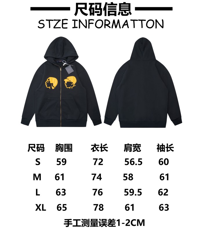 日本未入荷 ルイヴィトン n級品 2026SS人頭連帽衛衣