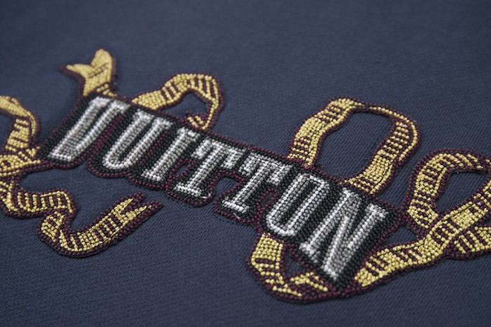 追跡付 ルイヴィトン コピーおすすめ 2026SS刺繍予約ビーズアルファベットヘッダー丸首衛衣