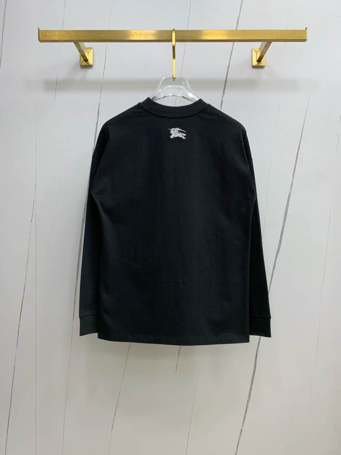 稀少 バーバリー スーパーコピー の2026SS丸首長袖タイツ長袖Tシャツ