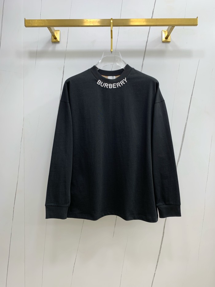 稀少 バーバリー スーパーコピー の2026SS丸首長袖タイツ長袖Tシャツ