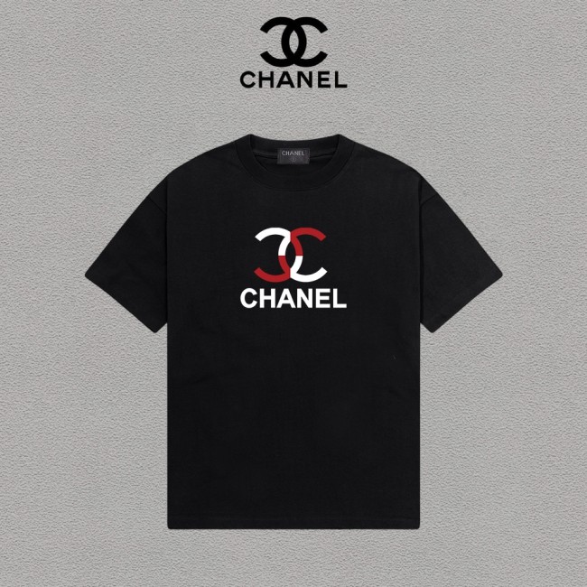 【限定】 シャネル コピーおすすめ の2026SSプリントロゴオールインワントレンド丸首半袖Tシャツ
