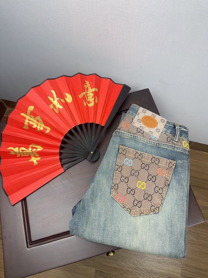 新作 グッチ n級品 の2026SSメンズデニムパンツ