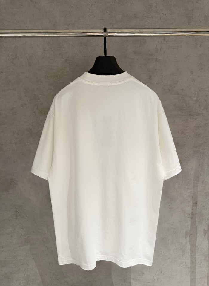 超奇跡の入荷☆ ディオール コピーおすすめ の2026SSに布を貼って刺繍する半袖Tシャツ