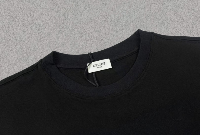 【限定】セリーヌ 激安偽物 の2026SS プリントロゴオールインワントレンドコットン半袖Tシャツ